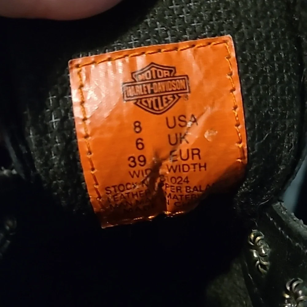 Harley-Davidson Black Combat Boots - Picture 9 of 9